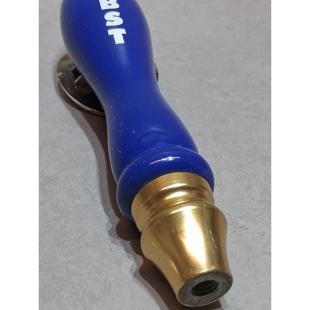 Extremely Rare! 1990's Blue Pabst Beer Tap Handle w/Metal Logo